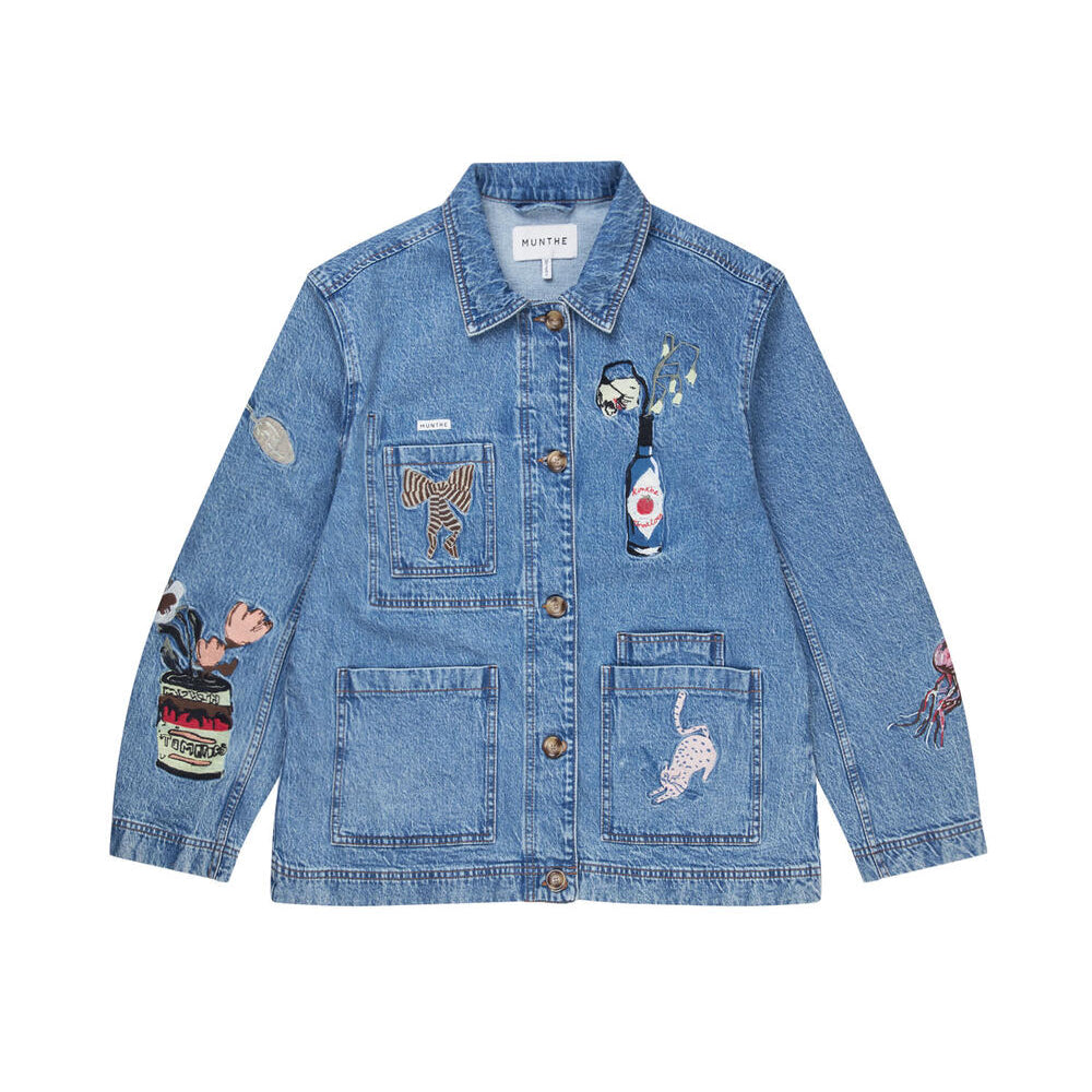 Braulia denimjakke - blå